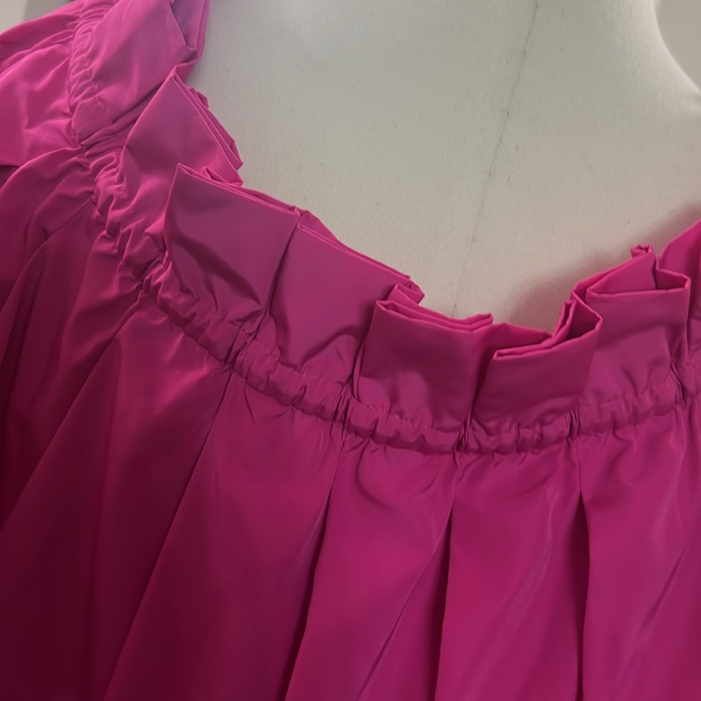 Trina Turk Hot Pink Krisha Top. NWT large. - Picture 5 of 9
